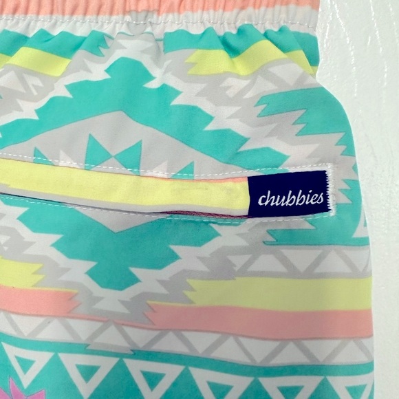 Mens Chubbies Aztec Swim Trunks 5.5 Small - Picture 2 of 3